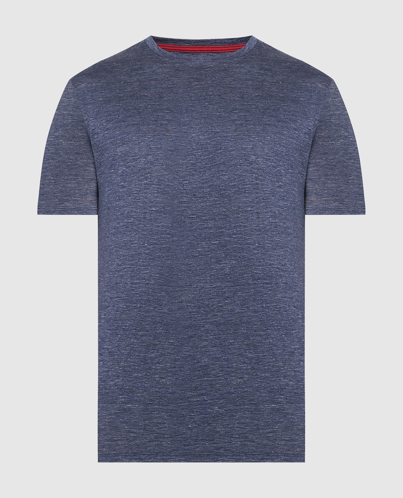 Blue melange linen t-shirt
