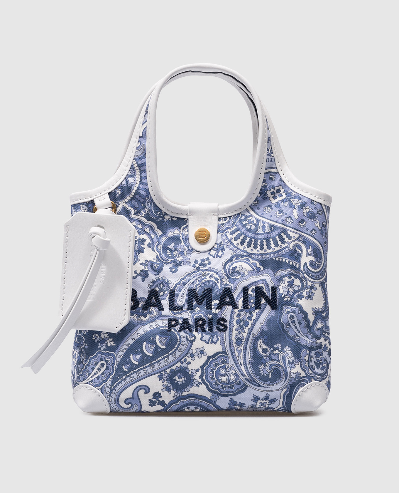 

Голубая комбинированная сумка B-Army с вышивкой логотипа, Голубой, Сумки через плечо