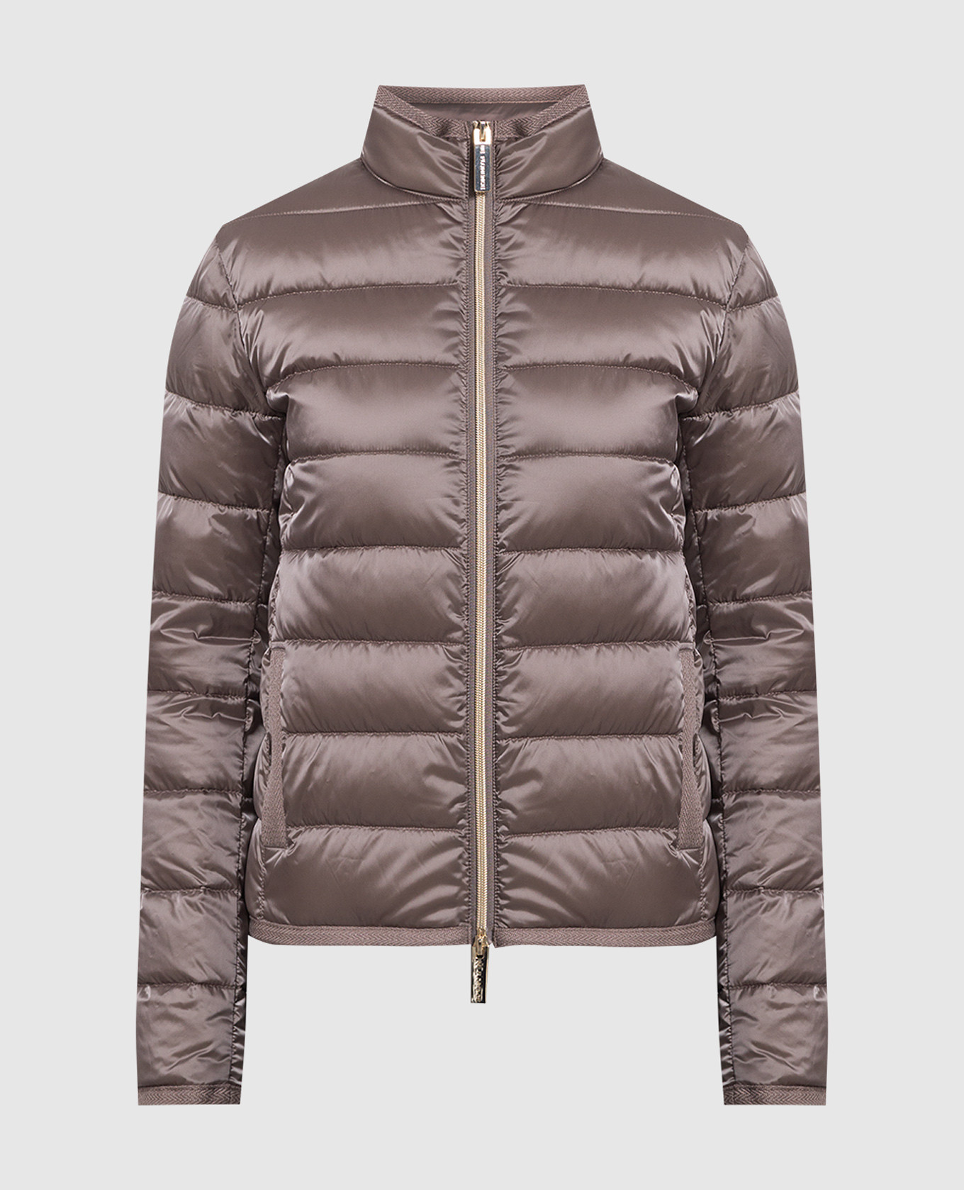 

Пуховая куртка цвета хаки, Пуховики