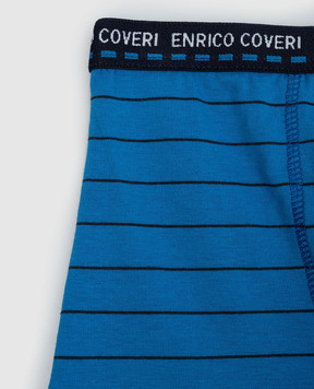 RiminiVeste Дитячі сині труси-боксери Enrico Coveri смужку EB4116