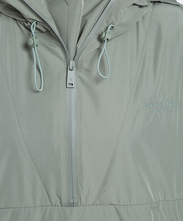 Anine Bing Green Ember logo anorak A019160340 buy with Finland