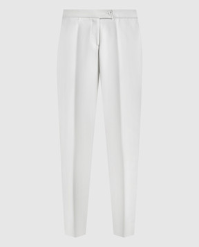 Enrico Mandelli Світло-сірі штани з вовни 0FORTE4915
