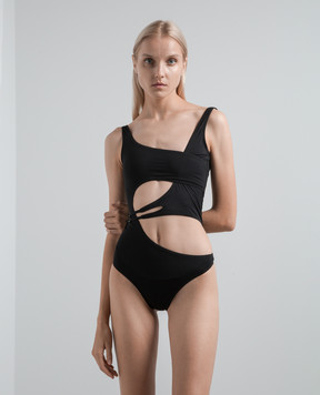 Off-White Черный купальник OWFC014F23JER001