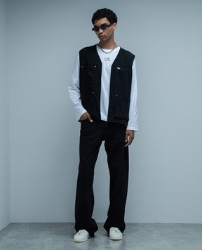Maison Margiela MM6 Чорний жилет SH0FB0001S78536