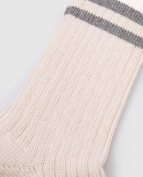 Brunello Cucinelli Бежевые носки MCS93551