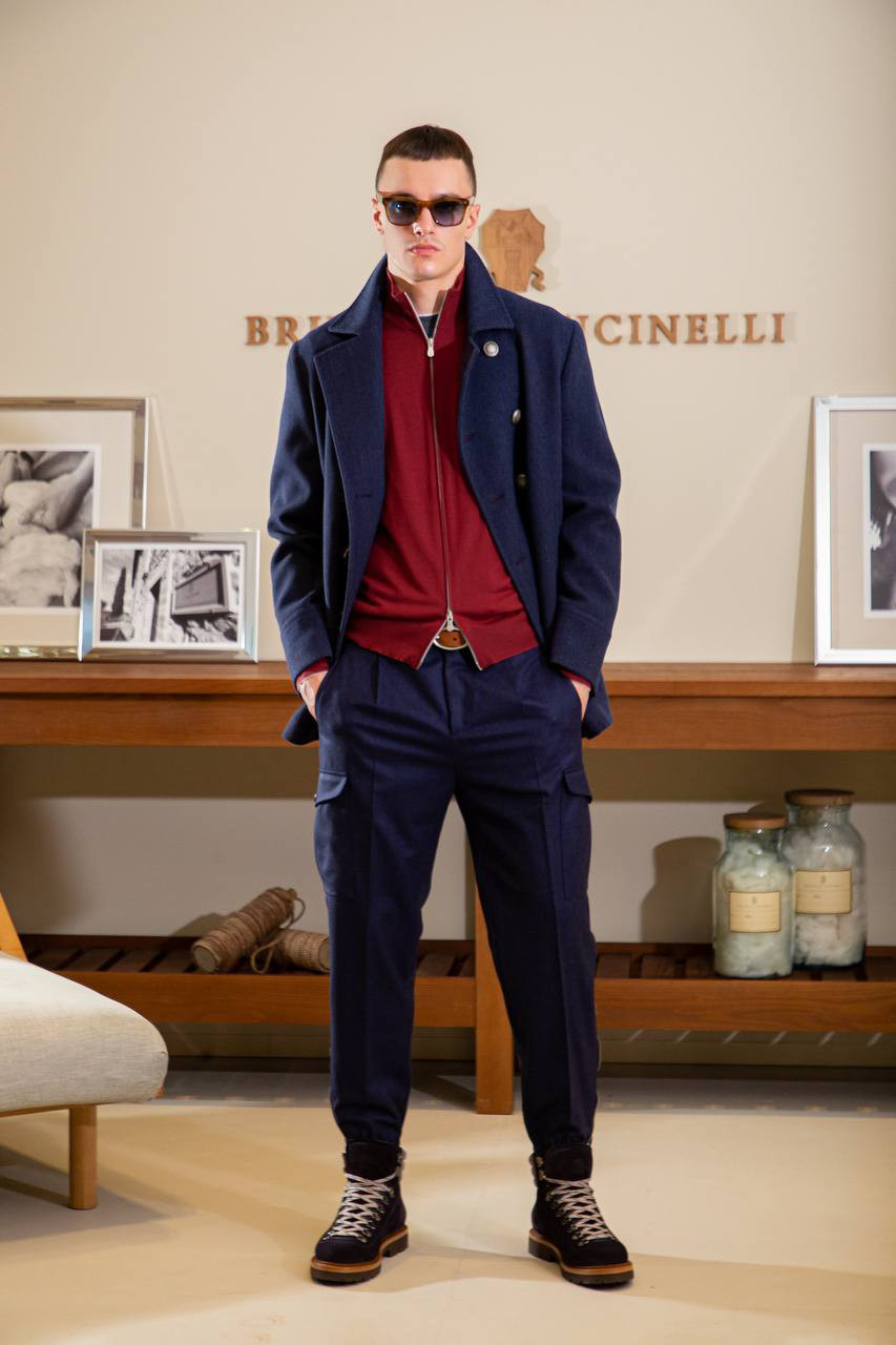 Brunello Cucinelli Бордовый кардиган из шерсти и кашемира M2400106 изображение 6