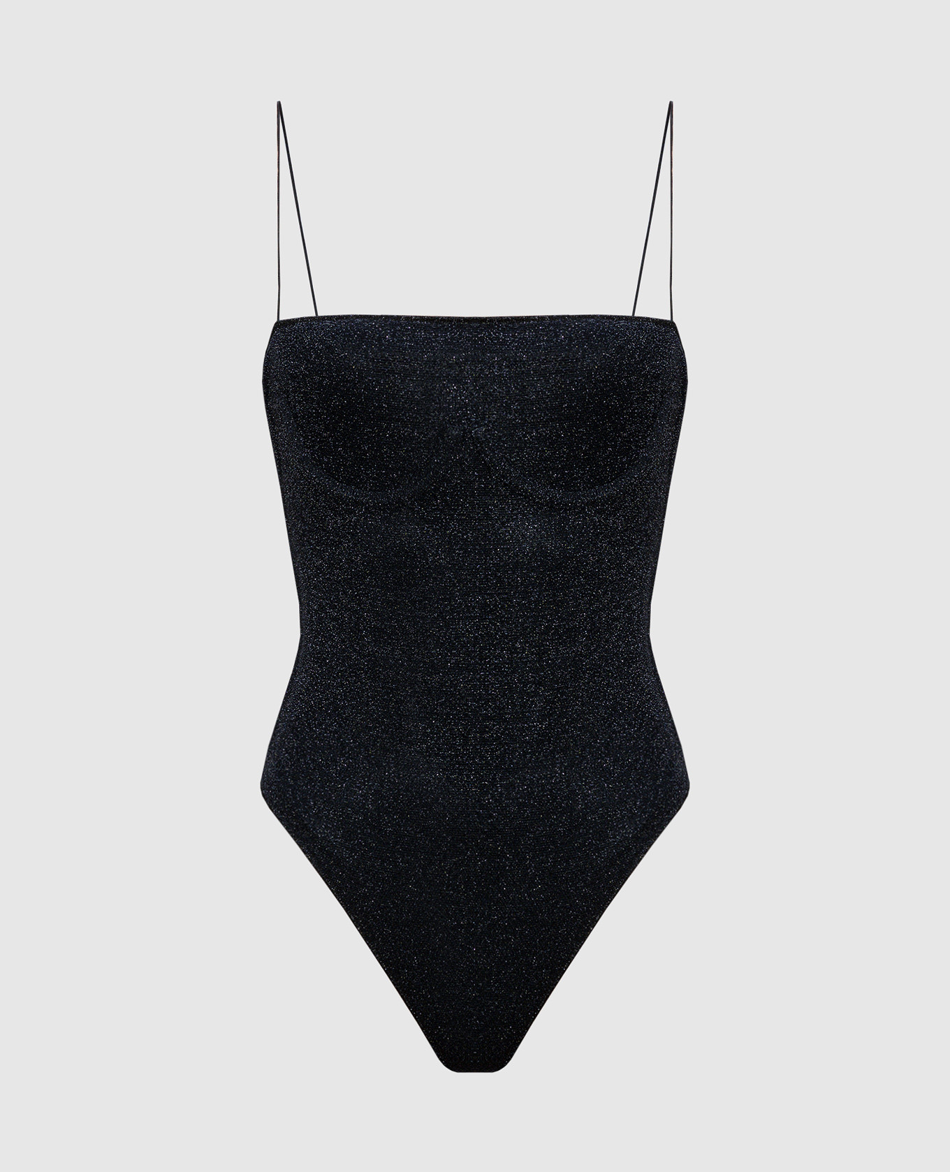 

Черный купальник Lumiеre Underwired Maillot с люрексом, Слитные купальники