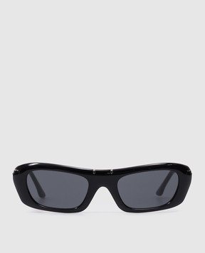 C2H4 Чорні сонцезахистні окуляри Uri з логотипом R007AC094B