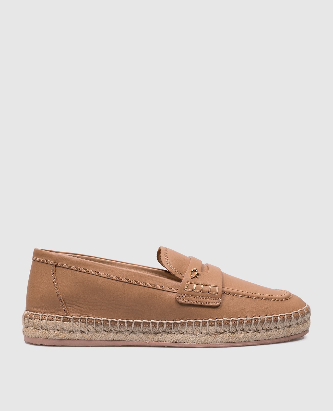 Lido brown leather espadrilles