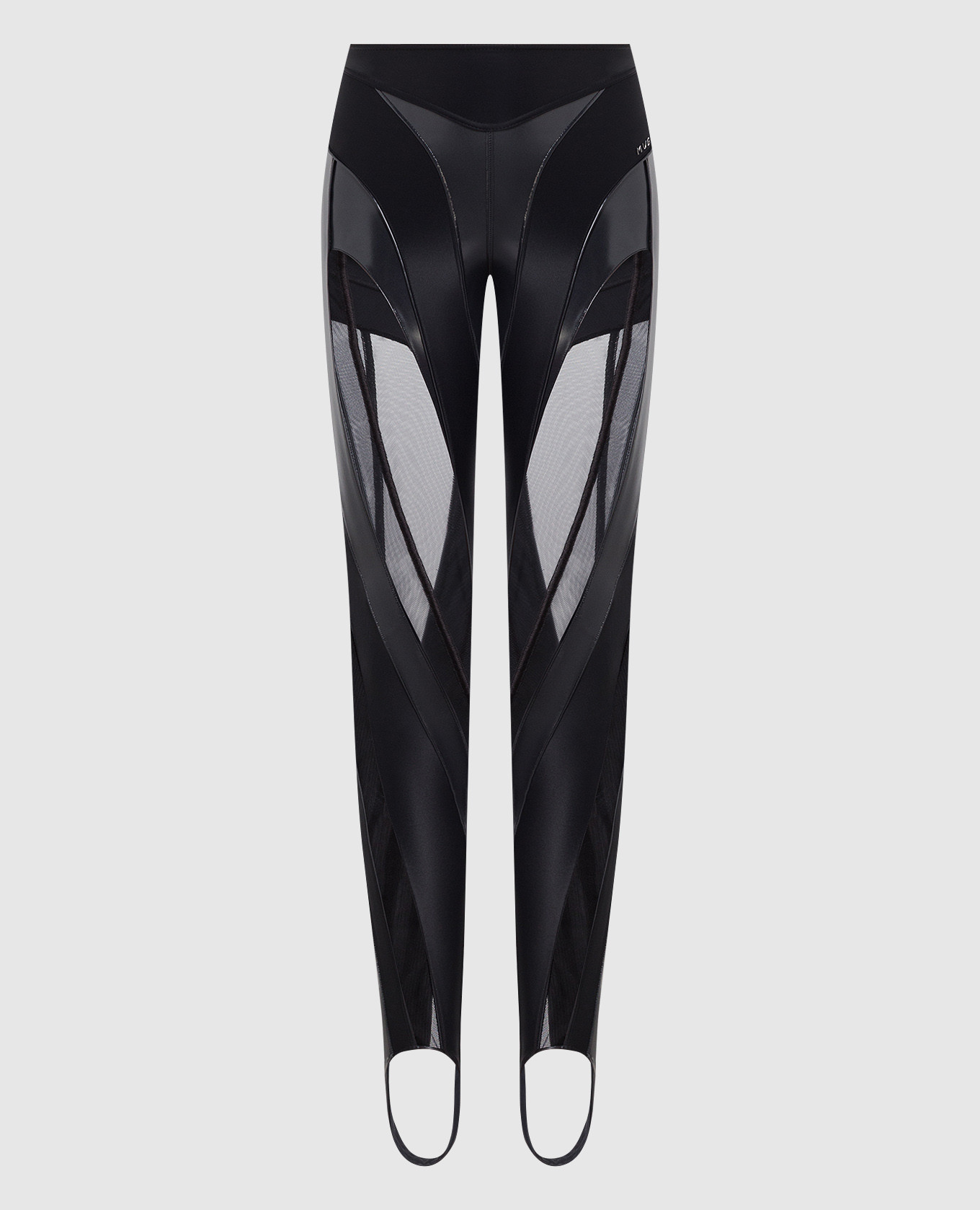 

Черные леггинсы со штрипками, Черный, Леггинсы