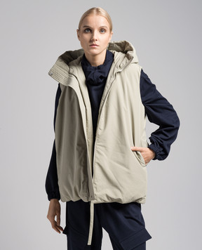 Jil Sander Зелений пуховий жилет J40AF0012J74276