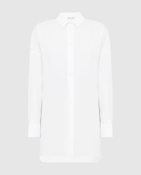 Loro Piana Біла сорочка Fiona з розрізами FAM0972