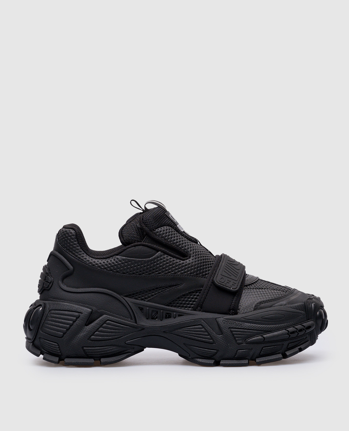 Black combination Glove Slip On sneakers