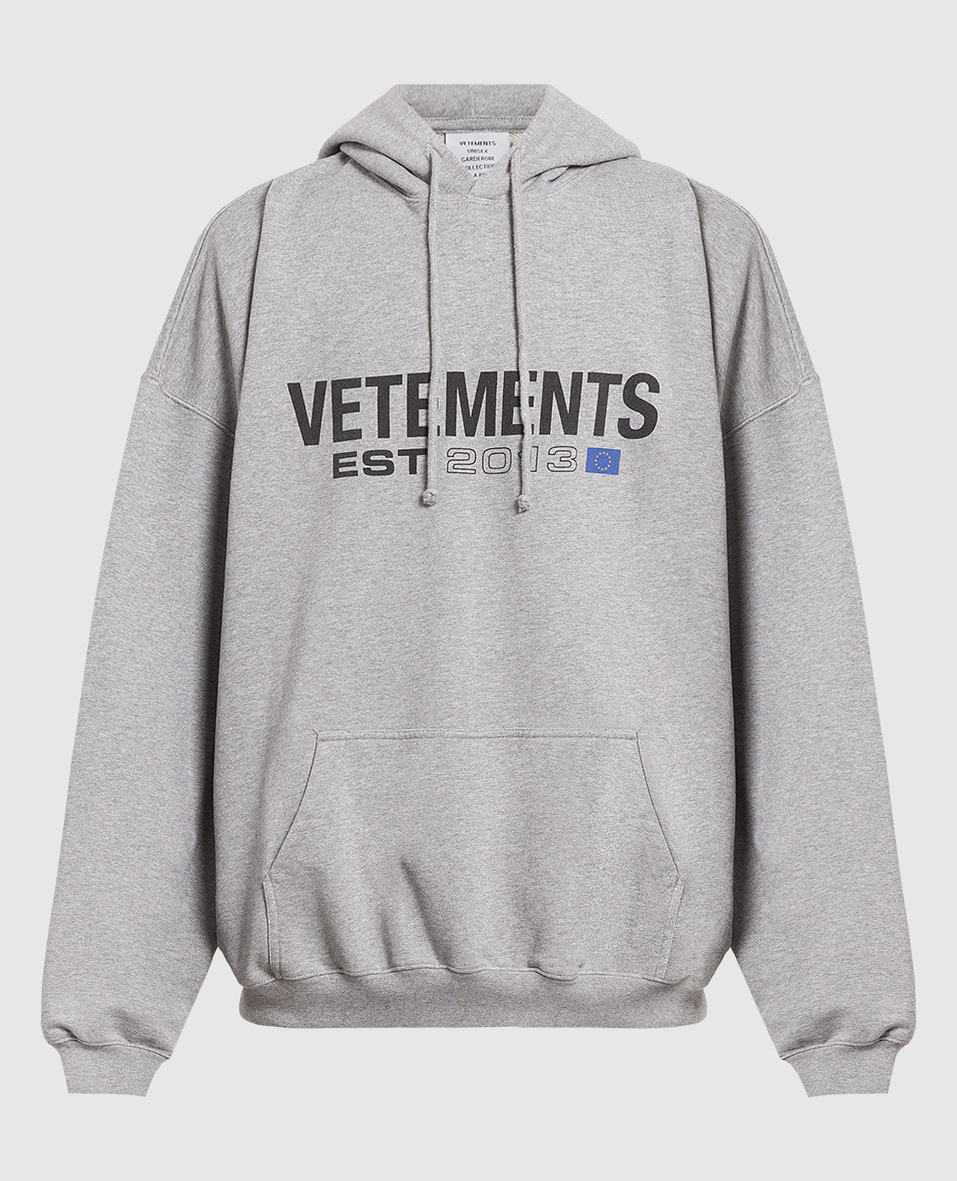 Vetements grey online hoodie