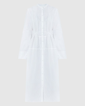 Jil Sander Белое платье-рубашка миди J04CT0002J45002