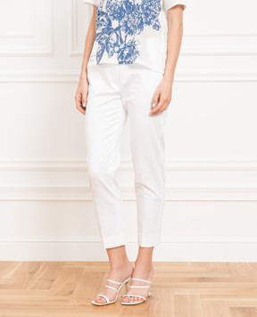 Max Mara Білі штани FOLGORE