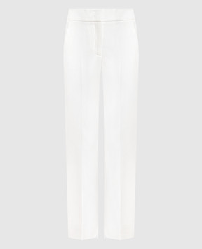 Peserico Белые брюки с разрезами P0476501934