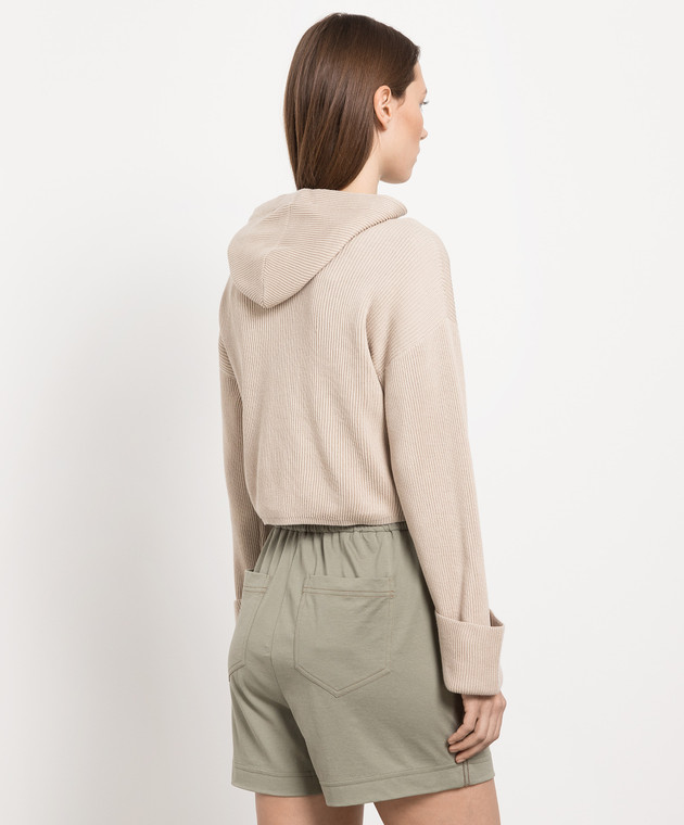 Brunello Cucinelli - Бежевое худи с цепочкой мониль M19122619 купить в ...