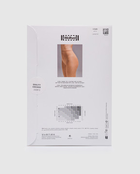 Wolford Коричневі колготи Luxe 9 den Naturally Light 17028