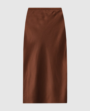 JOSEPH Коричневая юбка из шелка JF006786