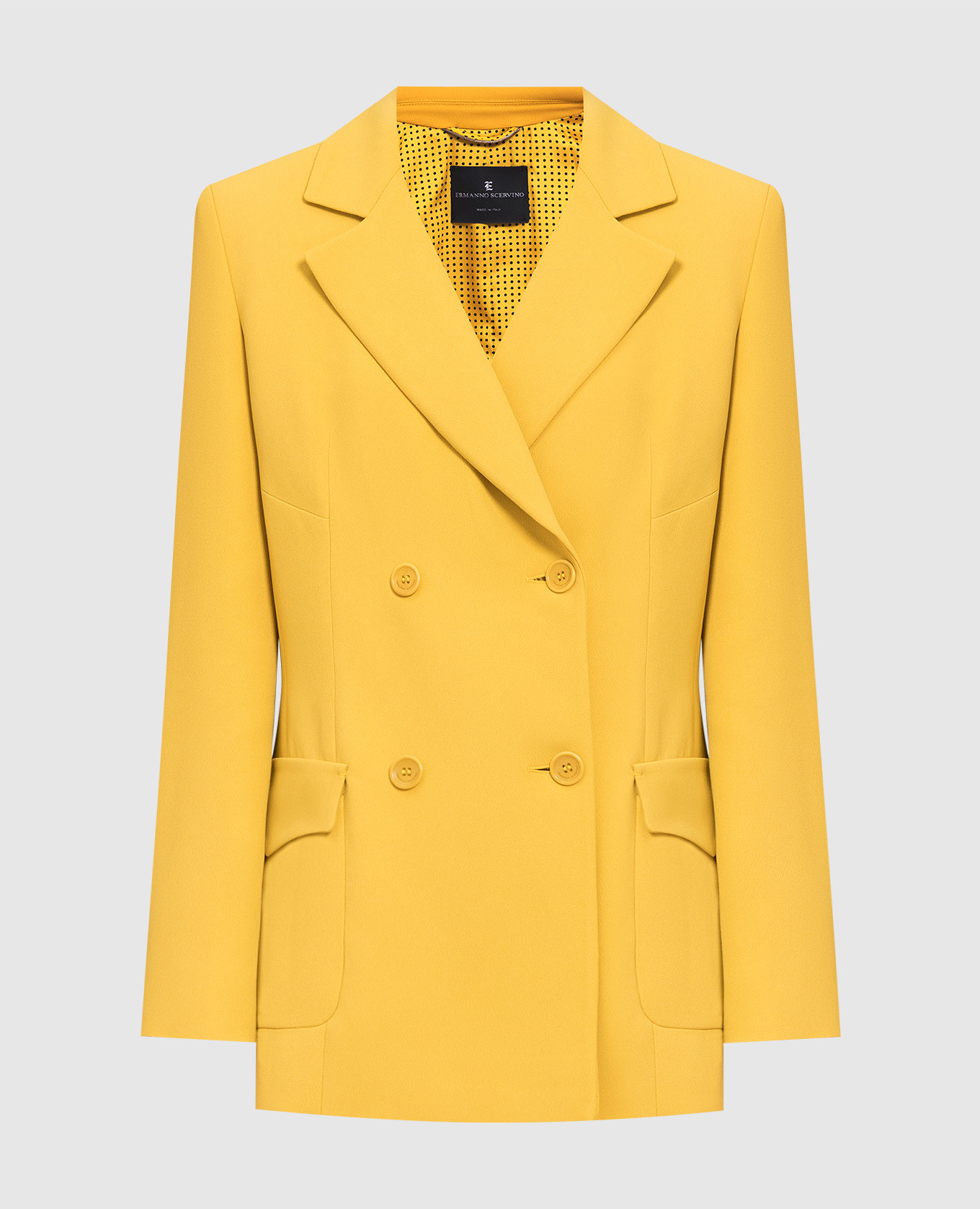 

Двубортный желтый жакет, Жакеты