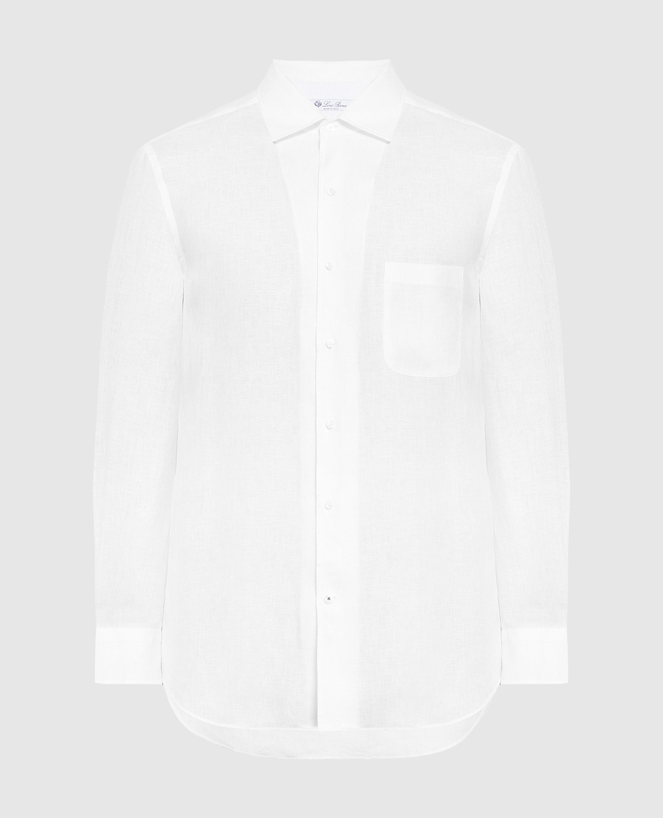 Белая рубашка André из льна