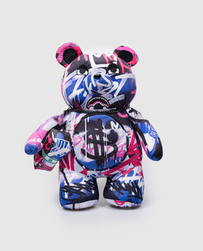 Sprayground Дитячий фіолетовий рюкзак у вигляді ведмедя Vandal Couture Teddy Bear 910B5715NSZ