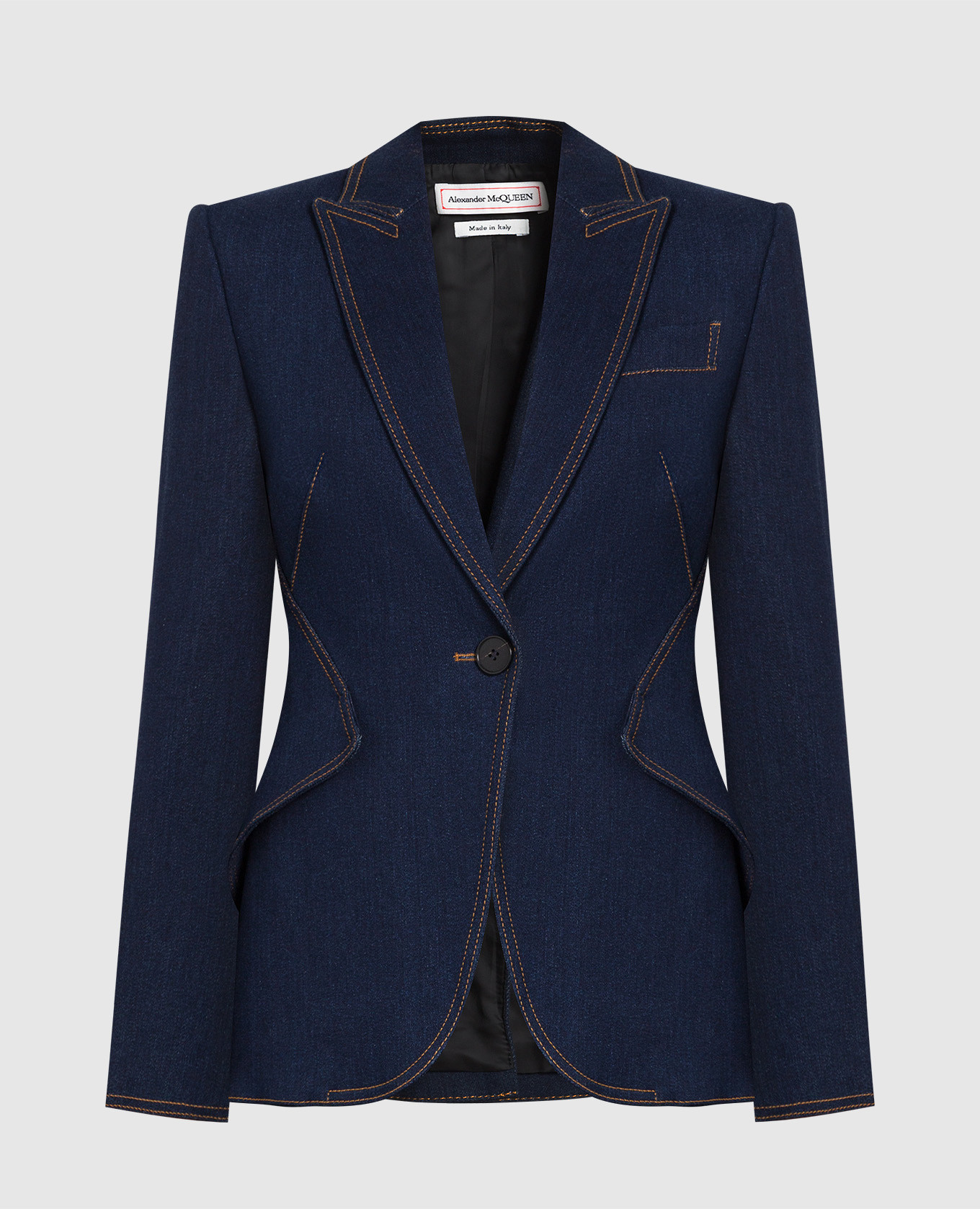 

Темно-синий джинсовый жакет, Тёмно-синий, Жакеты