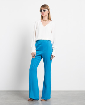 Max Mara Sportmax Голубые штаны Augusta AUGUSTA