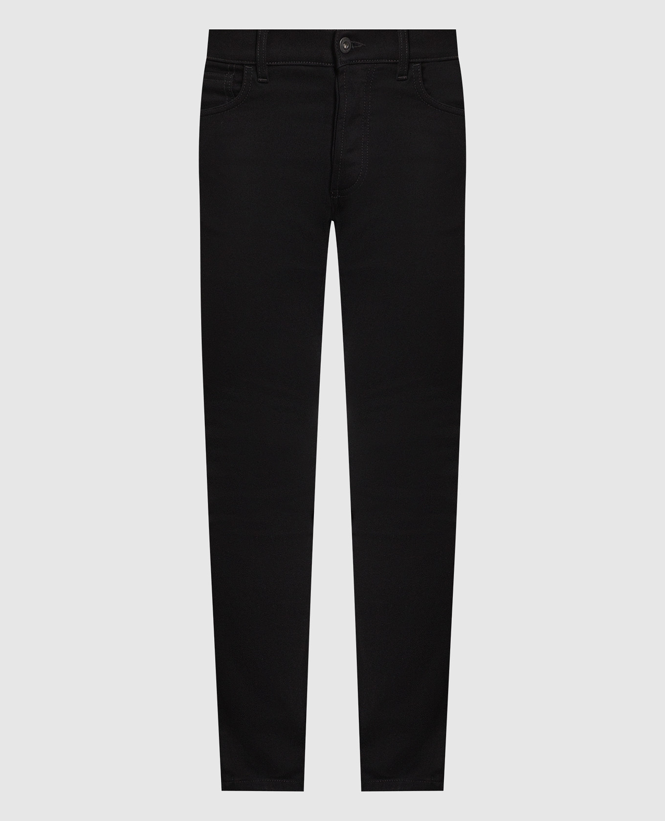 Black TEMPERA CROSS STONE slim jeans with logo