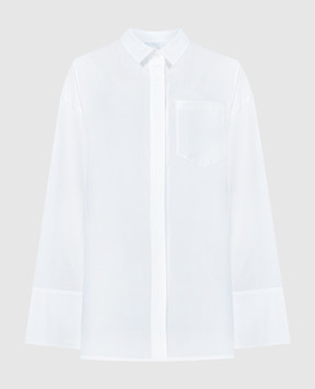 Juun.j Белая блуза с фигурным вырезом JW4264W011