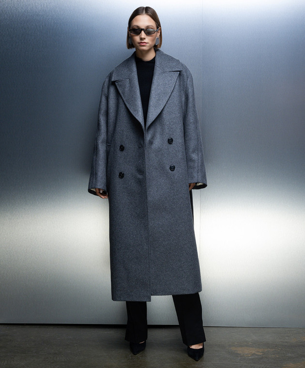 Rohe Gray double-breasted coat 40510003 image 3