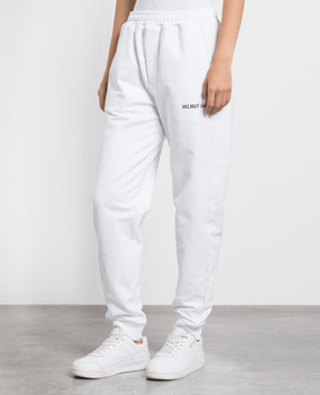 Helmut Lang Білі джогери з принтом логотипа L09HM217w