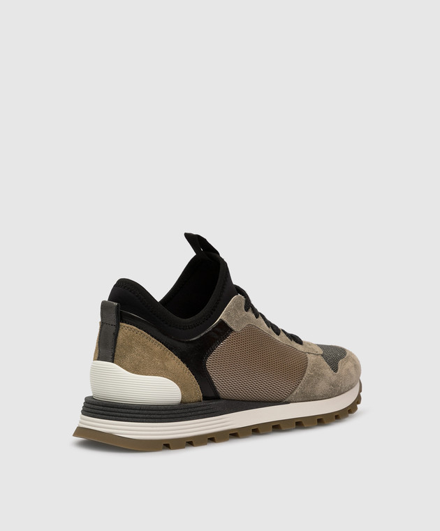 Brunello Cucinelli Бежевые кроссовки MZMNG1580 изображение 4