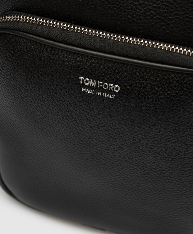 Tom Ford Grain Black Leather Shoulder Bag H0465LCL213S image 5
