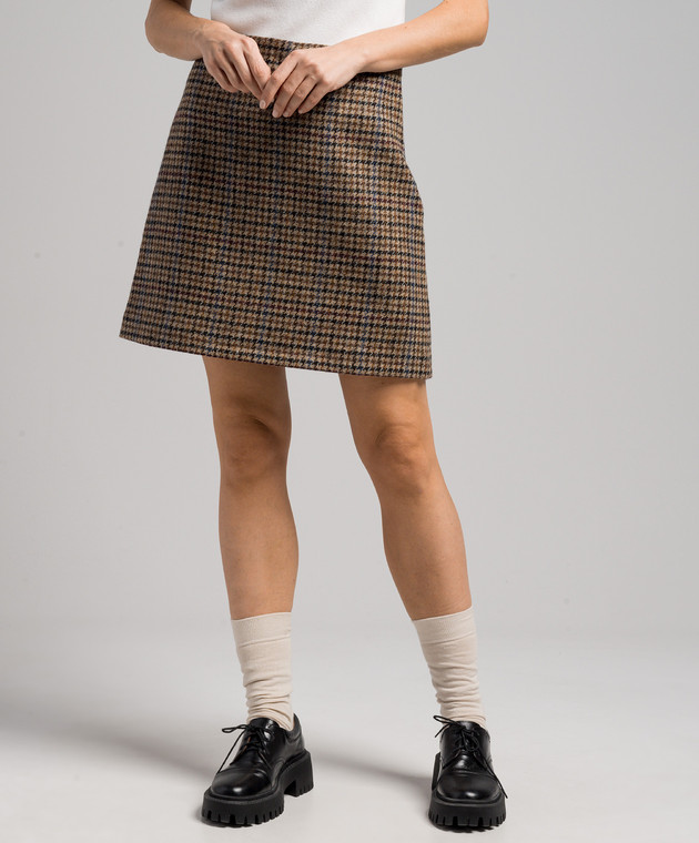 Max Mara Weekend - Santina brown wool skirt SANTINA - buy with Croatia  delivery at Symbol