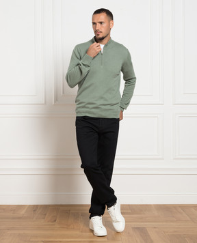 Cashmere&Whiskey Зелений джемпер з кашеміра MU8661312341R