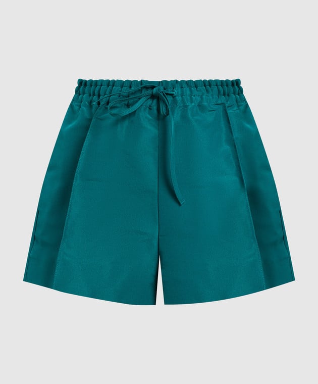 Valentino Green silk shorts XB0RF1Z06DE