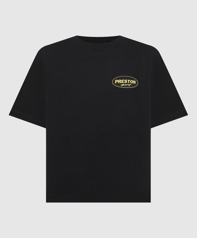 Heron Preston Black t-shirt with logo print HWAA032S23JER008