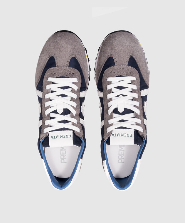 Premiata Серые комбинированные кроссовки LUCY LUCY изображение 4
