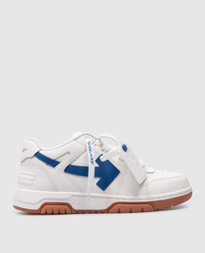 Off-White Белые кожаные кроссовки OUT OF OFFICE OWIA259S24LEA001