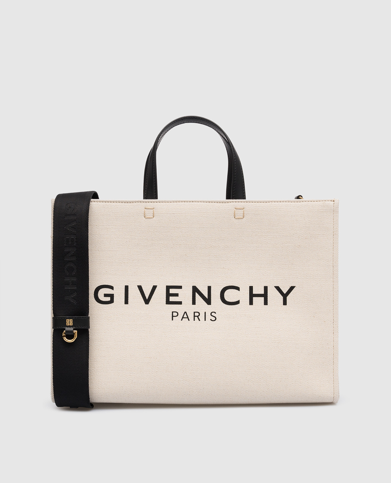 

Бежевая сумка-тоут с логотипом, Бежевый, Сумки через плечо