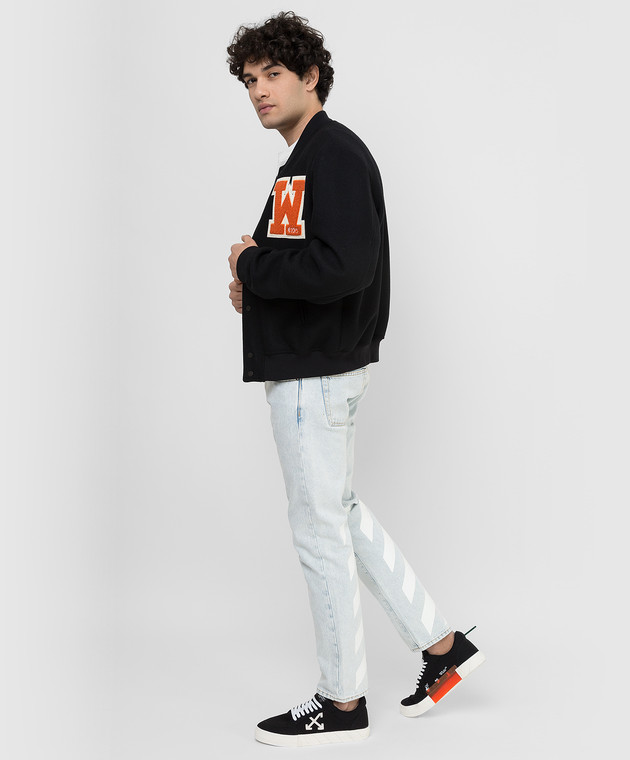 Off-White - Blue Diag Tab Print Slim Jeans OMYA147C99DEN002 - buy with  Greece delivery at Symbol