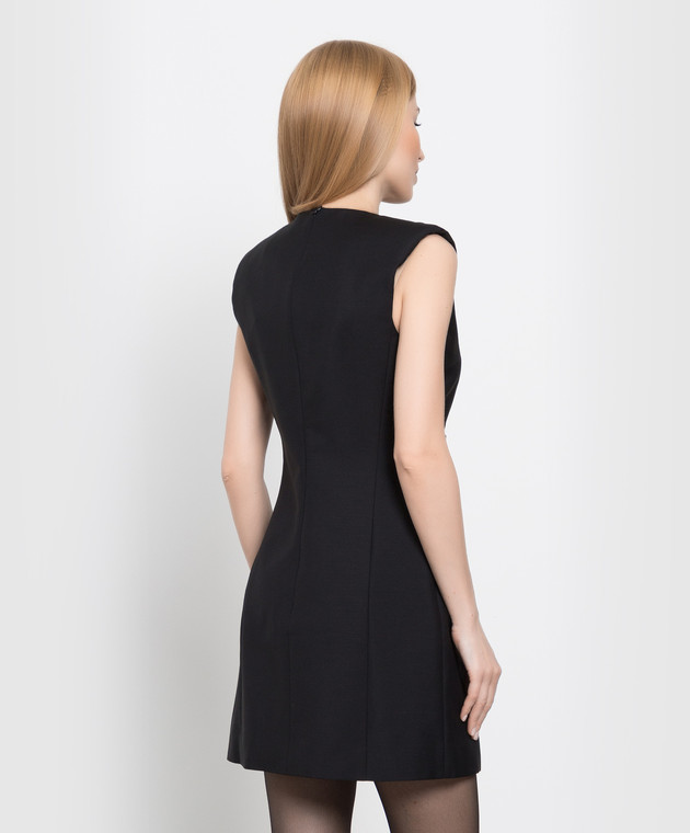 Givenchy Чорна сукня з вовни та мохера BW21AA13QB зображення 4