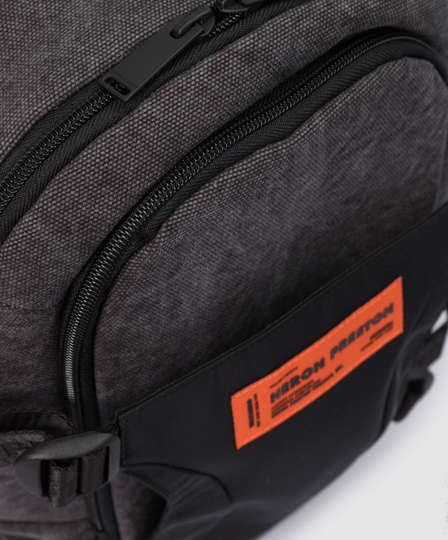 Heron Preston Темно-сірий рюкзак HMNB016S22FAB001 зображення 5