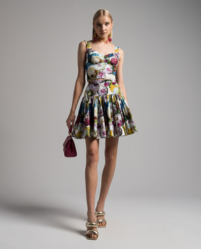 Dolce&Gabbana Спідниця в квітковий принт Nocturnal Flower F4CFATHS5Q2