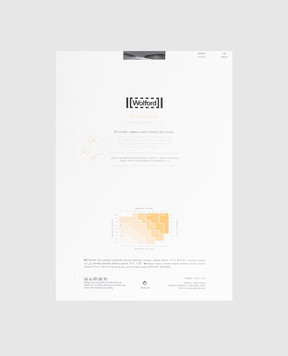 Wolford Чорні колготи Shape Individual 10 den 18163