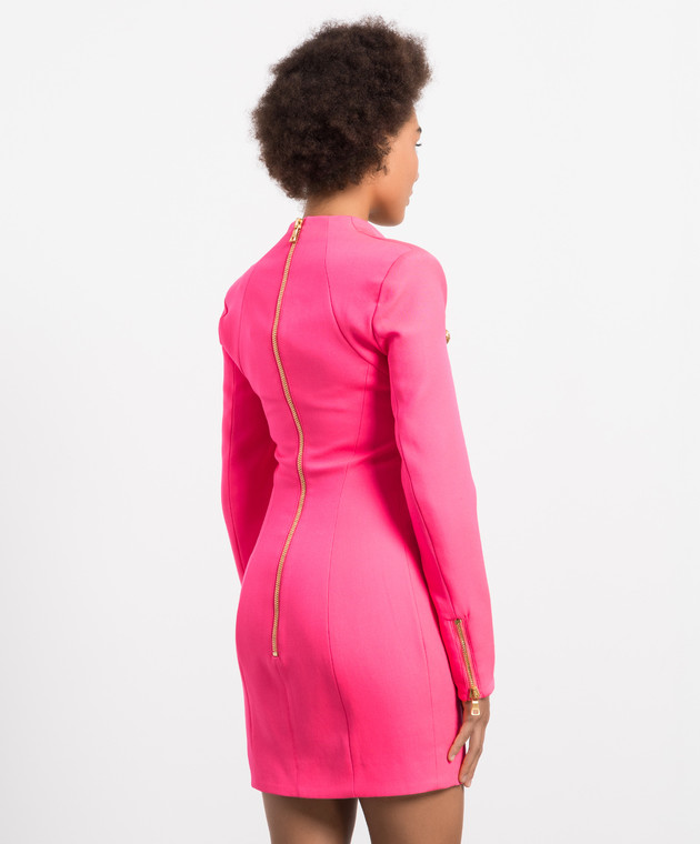 Balmain pink hot sale dress