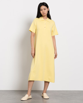 Allude Жовта сукня-поло 22262024