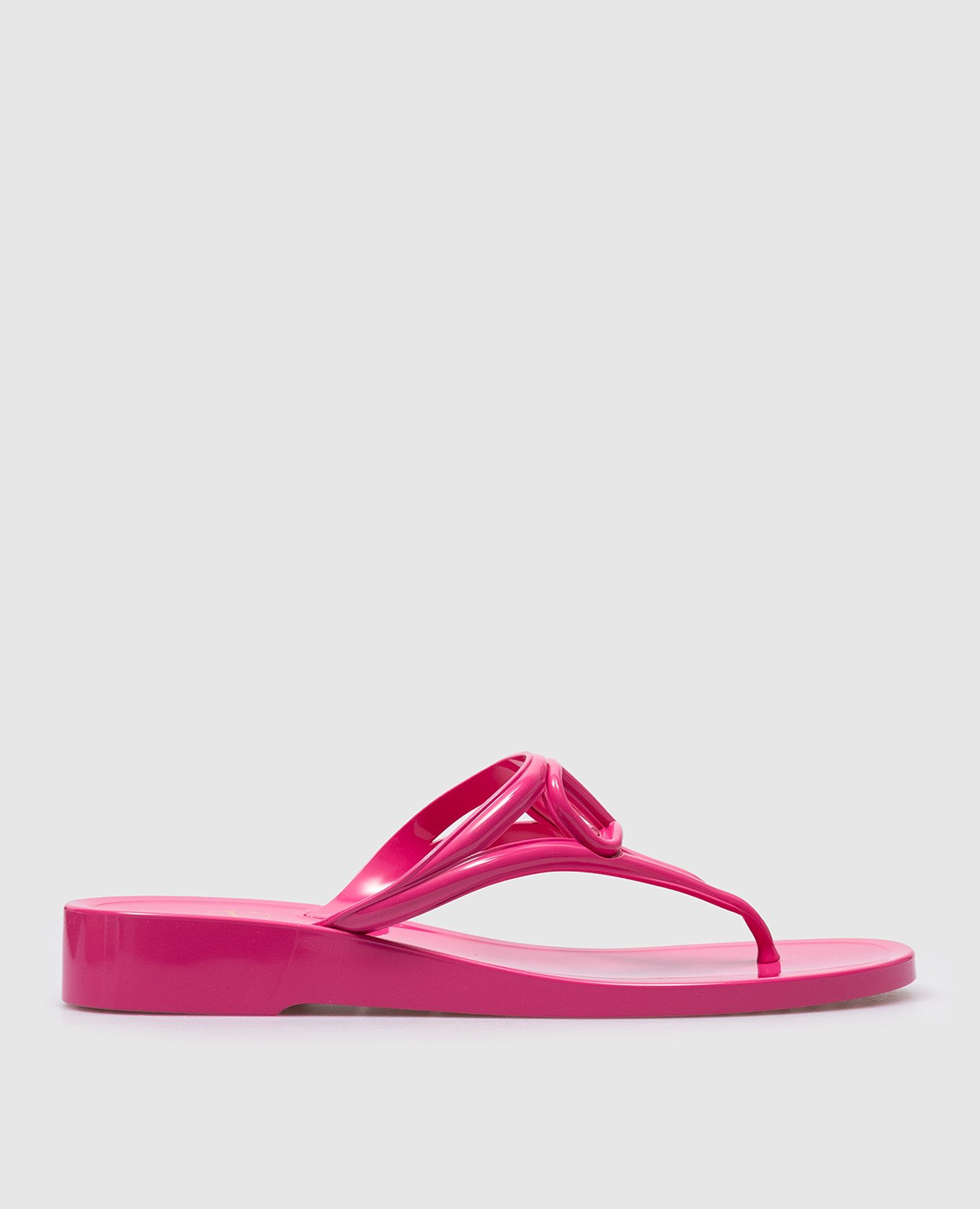 VLogo Signature flip flops in pink